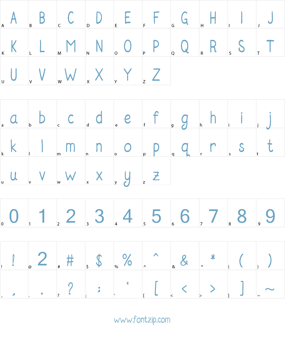 Rosella Font Character